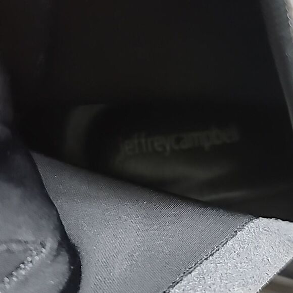 New Jeffrey Campbell Sport Black & White Plaid Pointed Toe Block Heel Boots - Picture 11 of 11